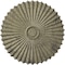 Ekena Millwork Shakuras Ceiling Medallion (For Canopies up to 5 3/4"), 33 7/8"OD x 2"P, Castle Stone Crackle CM34SHCSC - alternate 1